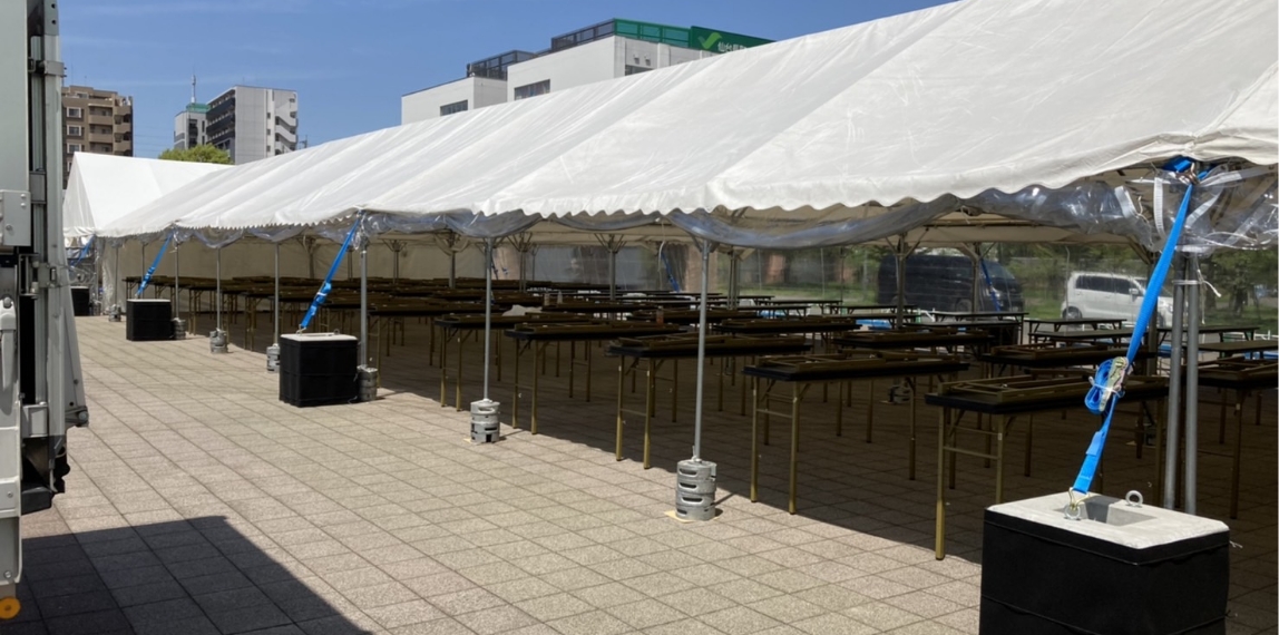イベント会場設営風景2